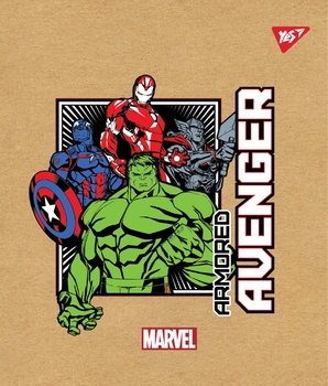 Набір зошитів Yes Avenger А5, в клітинку, 18 аркушів, 10 шт. (765084) - Pampik - 5