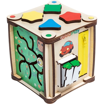 Бізікубик GoodPlay Розвиток з LED підсвічуванням 17х17х18 см (K103E) - Pampik - 3