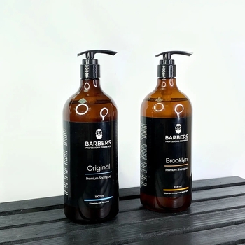 Шампунь для чоловіків Barbers Original для щоденного використання, 1 л - Pampik - 5