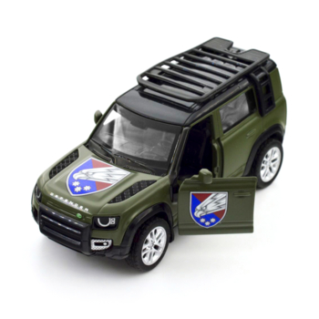 Автомодель TechnoDrive Шеврони Героїв Land Rover Defender 110 25 ОПДБр (250289M) - Pampik