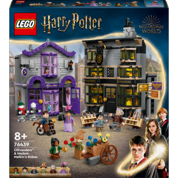 Конструктор LEGO Harry Potter Магазины Оливандера и мантий от Мадам Малкин, 744 детали (76439) - Pampik
