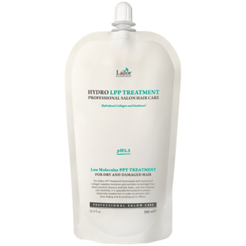 Протеїнова маска для пошкодженого волосся La'dor Hydro LPP Treatment Refill запасний блок 500 мл (BT20103) - Pampik
