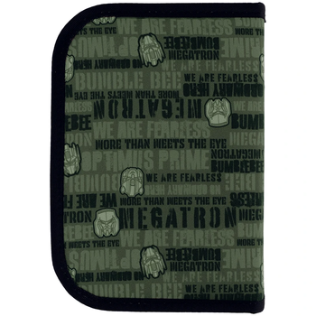 Пенал жесткий Kite TF 20x14x3.9 см темно-зеленый (TF24-622) - Pampik