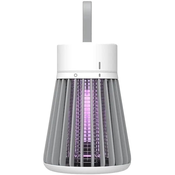 Ловушка для насекомых Supretto уничтожитель с аккумулятором, серый - Pampik