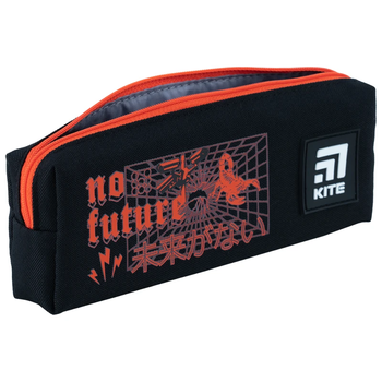 Пенал мягкий Kite 6.5х19х3.5 см, черный (K24-642-12) - Pampik - 2