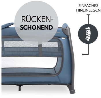 Детский манеж Hauck Play N Relax Dark Blue - Pampik - 10