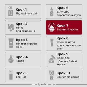 Тканевая лифтинг-маска Medi Peel Red Lacto Collagen Pore Lifting Mask для сужения пор, с коллагеном, 30 мл - Pampik - 5