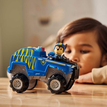 Великий рятувальний автомобіль-трансформер Spin Master PAW Patrol Джунглі Цуценячий патруль з водієм Гонщик (SM17776/0594) - Pampik - 7