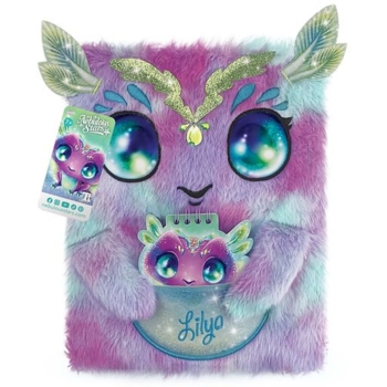 Пушистый блокнот 2 в 1 Nebulous Stars Лилия (12522) - Pampik