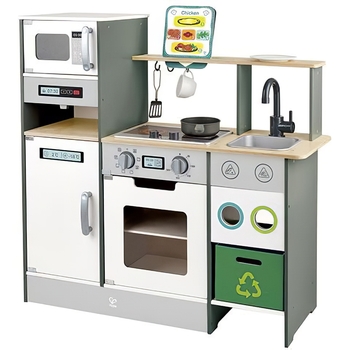 Детская кухня Hape с оборудованием и продуктами (E3178) - Pampik