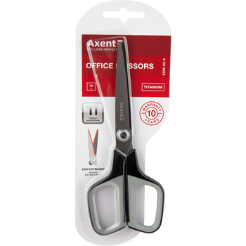 Ножницы Axent Titanium 19 см графитно-серые (6306-03-A) - Pampik - 3