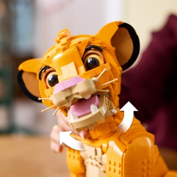 Конструктор LEGO Disney Classic Юний король Лев Сімба,1445 деталей (43247) - Pampik - 6