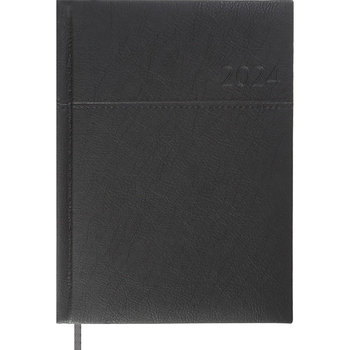 Ежедневник датированный Buromax Orion 2024 A5 черный (BM.2150-01) - Pampik