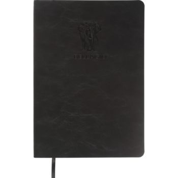 Блокнот деловой Buromax Bellagio А5 96 л. в клеточку обложка искусственная кожа черный (BM.295118-01) - Pampik