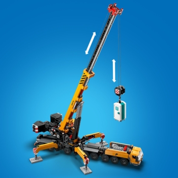 Конструктор LEGO City Жовтий пересувний будівельний кран, 1116 деталей (60409) - Pampik - 6