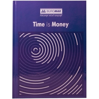 Книга учета Buromax Time is money 96 листов в ячейку А4 синий (BM.2400-102) - Pampik