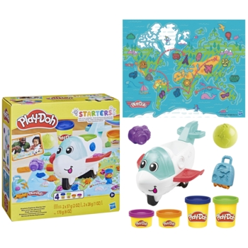 Ігровий набір з пластиліном Hasbro Play-Doh Літак-дослідник (F8804) - Pampik - 3