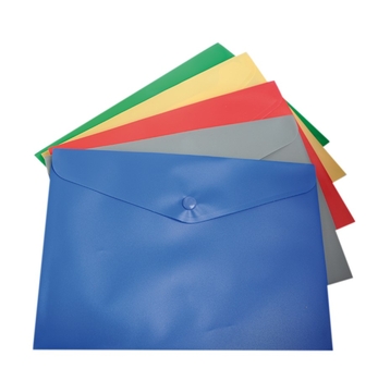 Папка-конверт на кнопке Buromax А5 в ассортименте (BM.3935-99) - Pampik