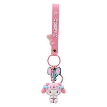 Брелок Hello Kitty Май Мелоди с животным (11541) - Pampik
