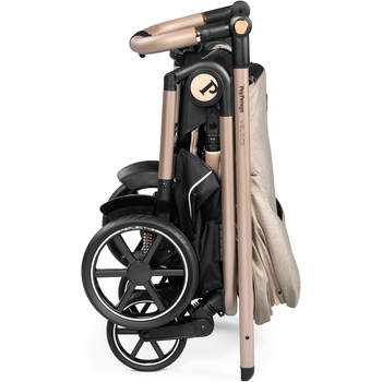 Коляска 3 в 1 Peg-Perego Veloce Mon Amour Belvedere Lounge з підставкою до люльки рожеве золото - Pampik - 10