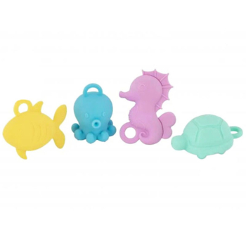 Набор игрушек для ванной Baby Team Морские обитатели (9060) - Pampik