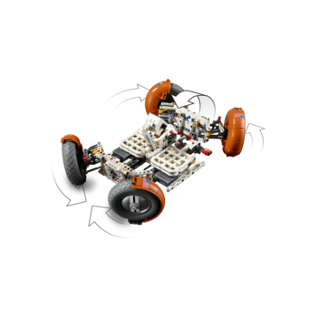 Конструктор LEGO Technic Місячний автомобіль NASA Apollo, 1913 деталей (42182) - Pampik - 5