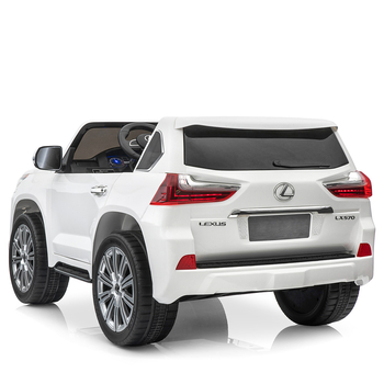 Электромобиль Bambi M 3906 EBLR-1 Lexus белый (26338) - Pampik - 4