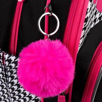 Рюкзак школьный Yes S-91 Cute, черный с розовым (559586) - Pampik - 7