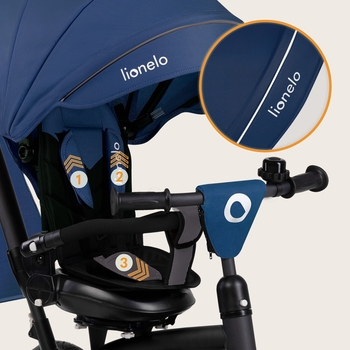 Велосипед Lionelo Tris Plus Blue Denim, синий - Pampik - 18