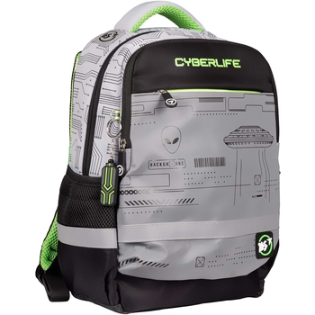 Рюкзак Yes S-52 Ergo Cyberlife, сіро-чорний (559568) - Pampik - 2