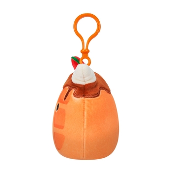 М'яка іграшка-брелок Squishmallows Вафелька Вівер на кліпсі, 9 см (SQCP00219) - Pampik - 3