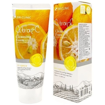 Пенка для умывания 3W Clinic Citron-C Foam Cleansing 100 мл - Pampik - 2