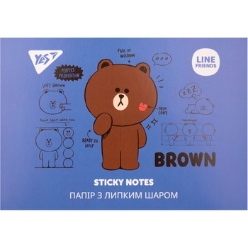 Бумага для заметок Yes Line Friends 140 листов (170334) - Pampik