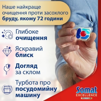 Капсулы для посудомоечной машины Somat Exellence 5 в 1, 54 шт. - Pampik - 3