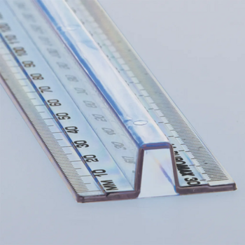 Линейка Buromax пластиковая с держателем 30 см (BM.5828-30) - Pampik - 2