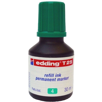 Чернила для заправки Edding Permanent e-T25 зеленые (e-T25/04) - Pampik