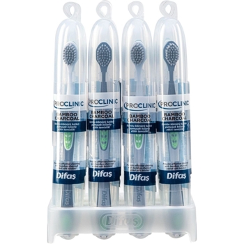 Зубна щітка Difas ProClinic Bamboo Charcoal в дорожньому кейсі, в асортименті - Pampik - 5