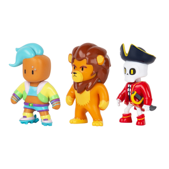 Набір колекційних фігурок Stumble Guys Велоцит, Леонідас, Капітан Нохарт 3 шт. х 6 см (SG2020-2) - Pampik