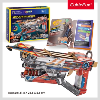 Набір для моделювання Cubic Fun Stem Пускова установка для літаків (DS1091h) - Pampik - 3