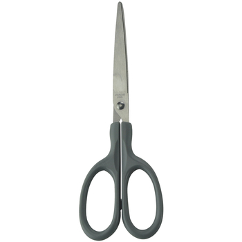 Ножницы офисные Buromax Jobmax серые 213 мм (BM.4524) - Pampik