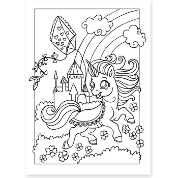 Раскраска 1 Вересня Unicorn 12 страниц (742582) - Pampik - 2