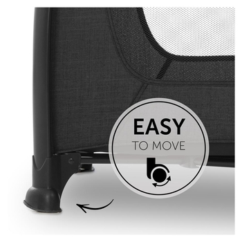 Детский манеж Hauck Play N Relax Melange Black - Pampik - 9