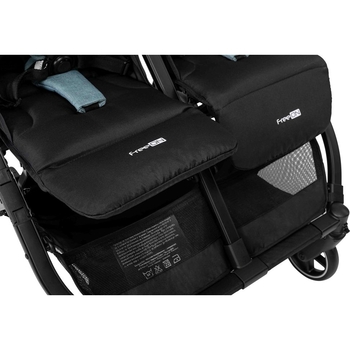Коляска для дитини прогулянкова FreeON Active Twin чорна/зелена (49720) - Pampik - 13