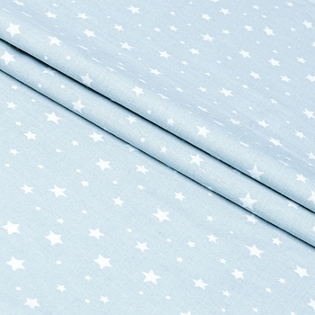 Комплект постільної білизни дитячий Home Line Зорі різні бязь блакитний (181497) - Pampik - 2