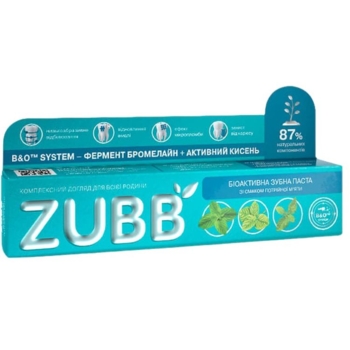 Зубна паста ZUBB зі смаком потрійної м'яти, 90 г - Pampik - 2