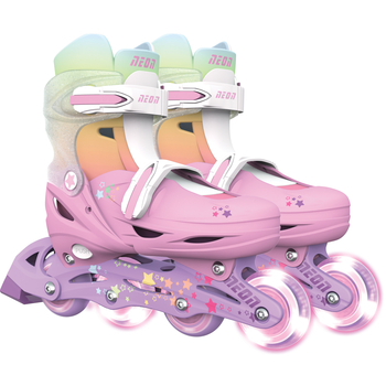 Роликові ковзани Neon Combo розмір 34-37 веселка (NC49R4) - Pampik