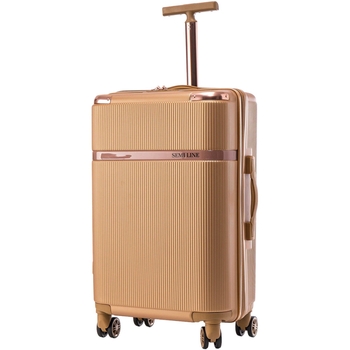 Валіза Semi Line 24" M Gold (T5667-3) - Pampik