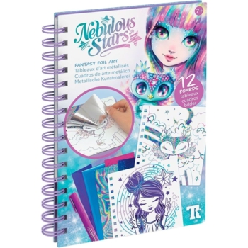 Набор для творчества Nebulous Stars Скетчбук: Фантазийное искусство из фольги (11025) - Pampik