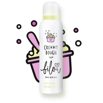 Пінка для душу Bilou Creamy Dough 200 мл - Pampik - 4