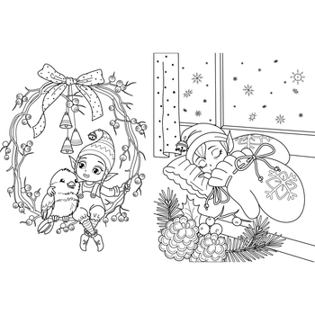 Раскраска Видавництво Ранок Большая книга раскрасок Новый год (С1736010У) - Pampik - 3